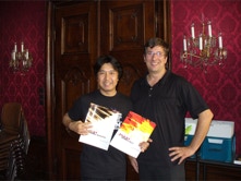 With Makoto Ozone at Doblinger